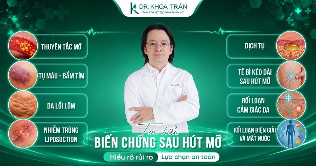 Biến chứng sau hút mỡ - Dr Khoa Trần