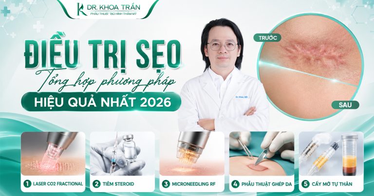 Điều trị sẹo: Tổng hợp các phương pháp 2026