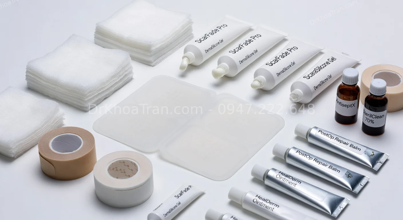 chăm sóc sẹo sau phẫu thuật