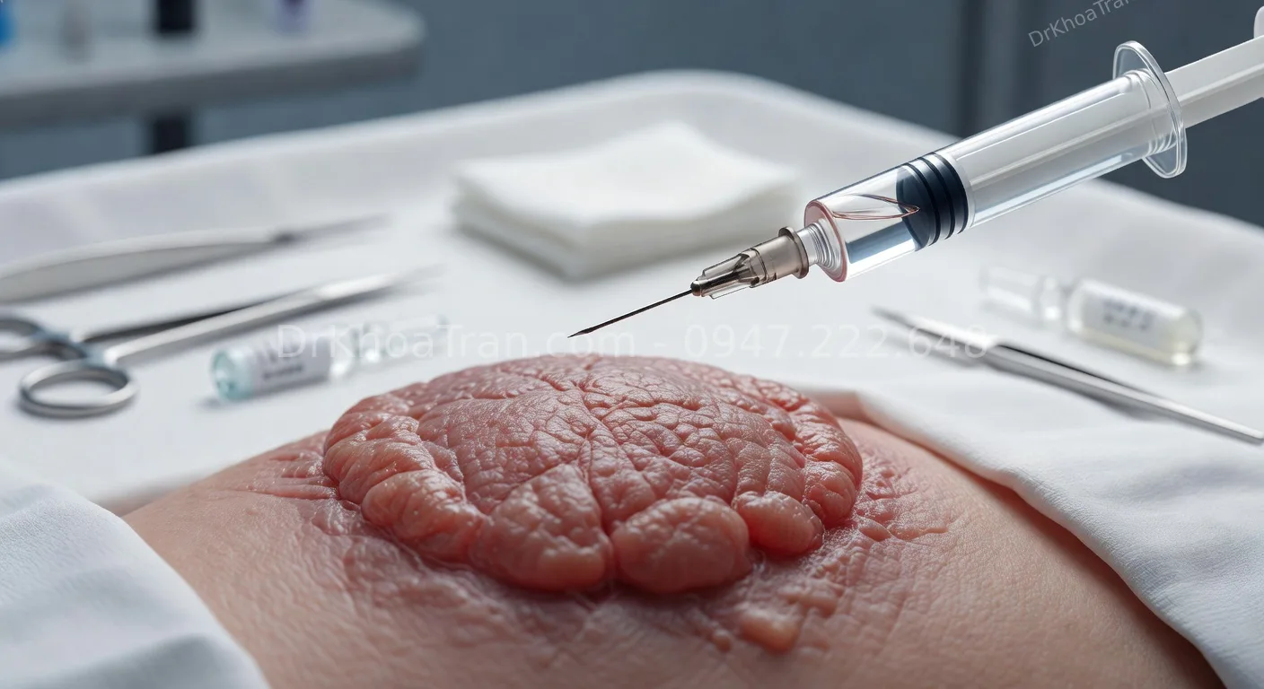 chi phí điều trị sẹo lồi