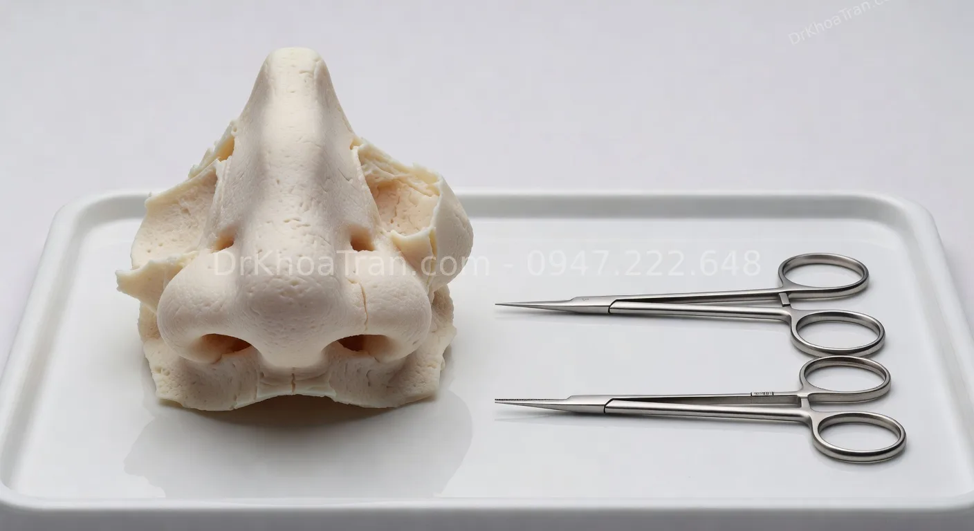 chỉnh thu gọn đầu mũi to