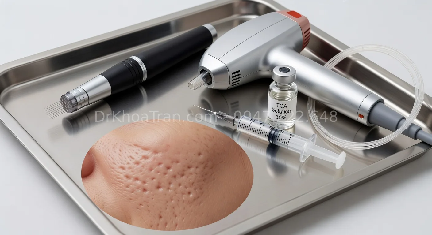 điều trị sẹo lõm