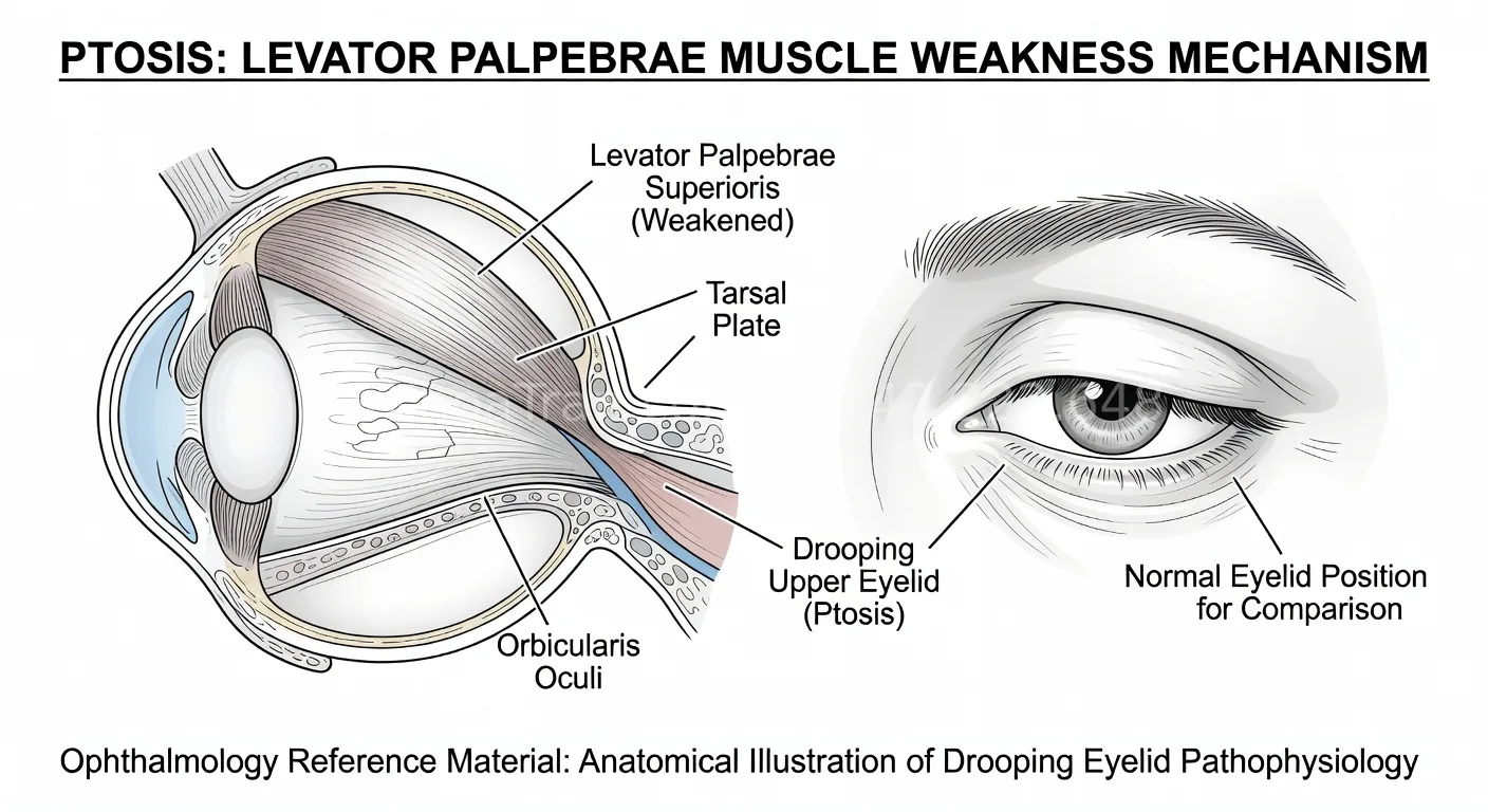 mắt sụp mí là gì