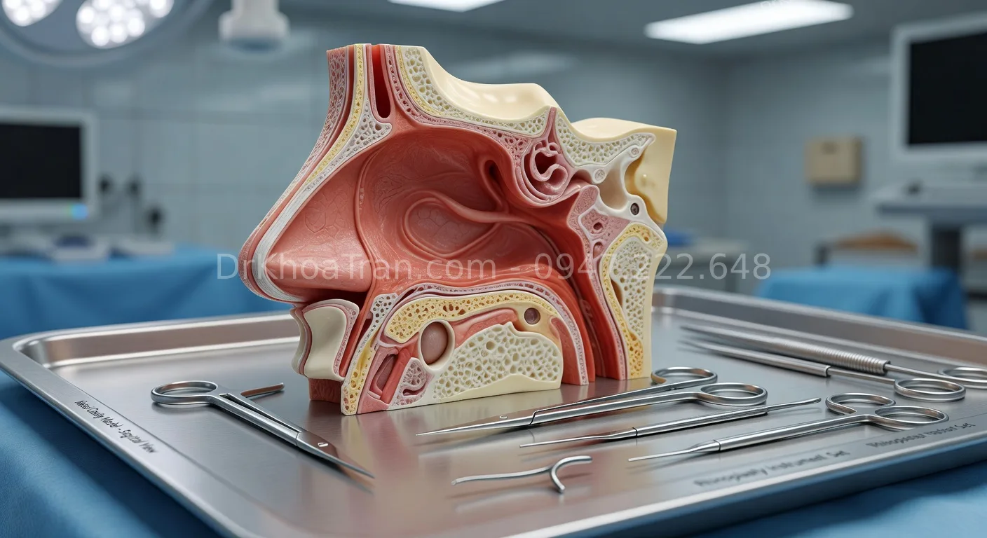 nâng mũi có ảnh hưởng xoang không