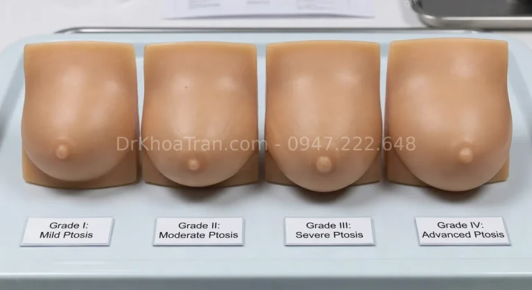 Ngực sa trễ là gì — Mức độ và cách xử lý