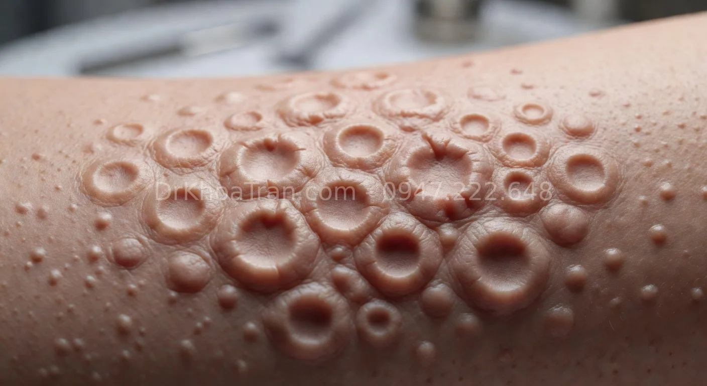 sẹo lõm sau mụn bọc