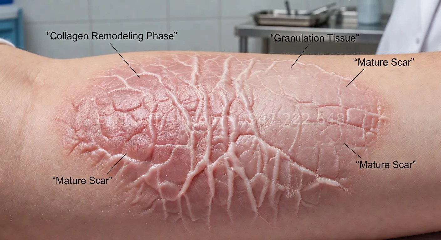 tại sao bị sẹo sau bỏng